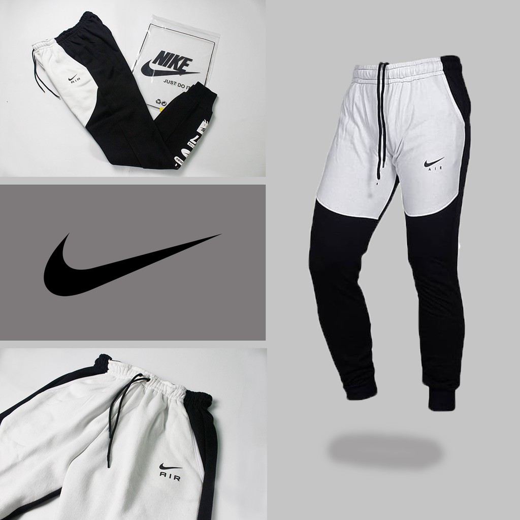 black and grey nike sweatpants
