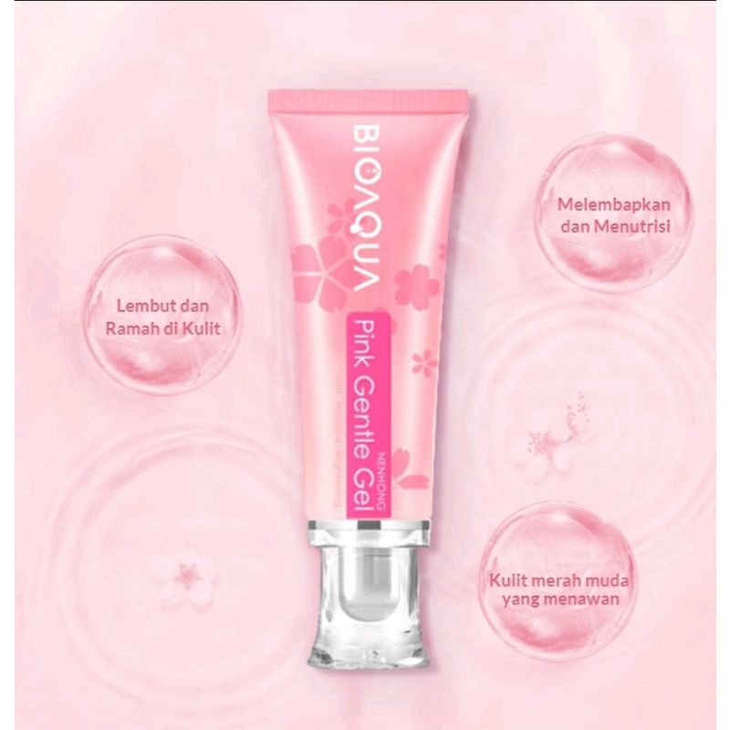 BIOAQUA NENHONG PINK GENTLE GEL ORIGINAL BPOM - PEMUTIH KETIAK PEMERAH BIBIR