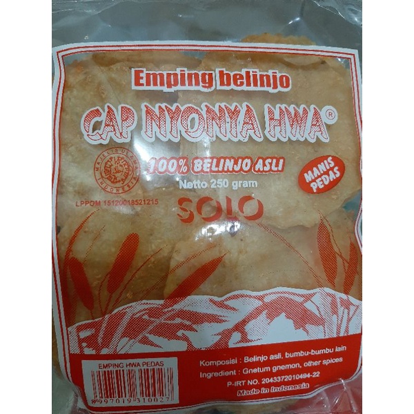 

emping belinjo asli pedas