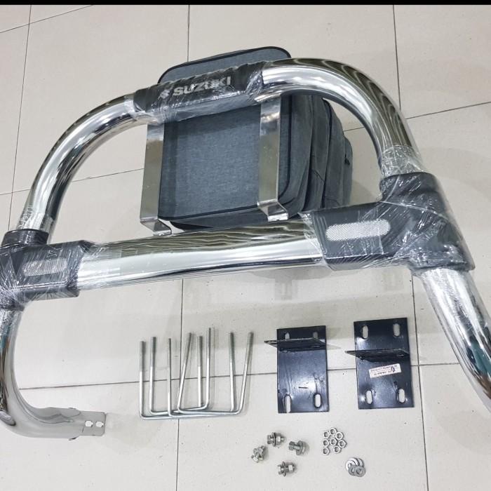 BUMPER SPORTY DEPAN SUZUKI ALL NEW CARRY CHROME GOOD QUALITY