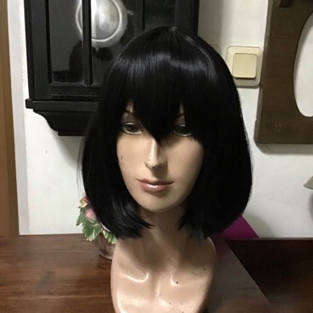 Kasumi Nomura Asobi Asobase Wig Bob daily Natural Black