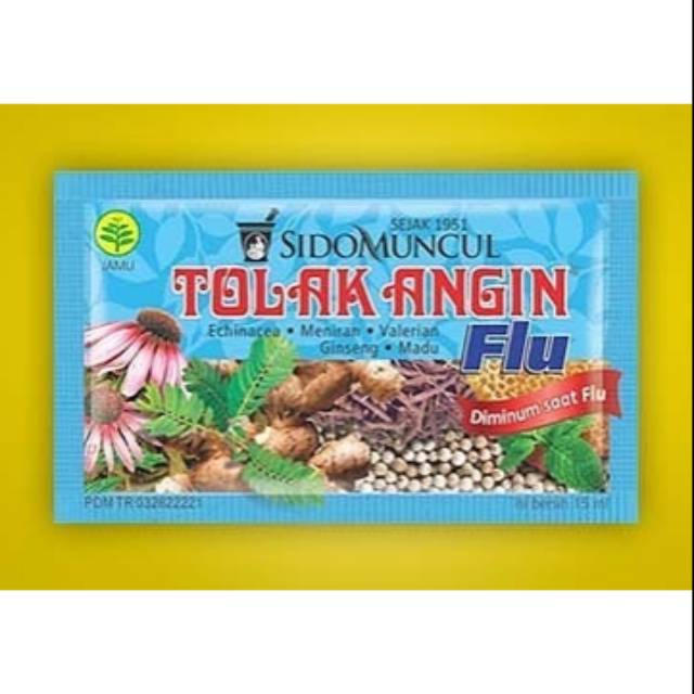 Tolak Angin Flu Sachet Sidomuncul - Obat Flu Herbal