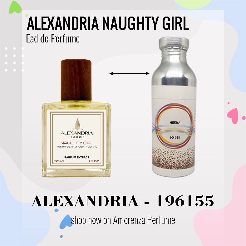 BIBIT PARFUM MURNI ALEXANDRIA NAUGHTY GIRL - ALEXANDRIA NICA FRAGRANCE 100 ML