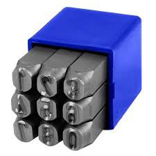 

GRIP BESI STEMPEL ANGKA PROHEX 8 MM ISI 9 PCS / DRIP ANGKA / NUMBER PUNCH