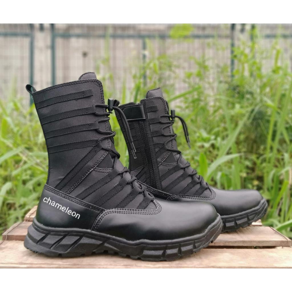 Sepatu Safety Boots Cocok Buat Naik Gunung Hiking Adventure Ujung Besi Terbaru 2023