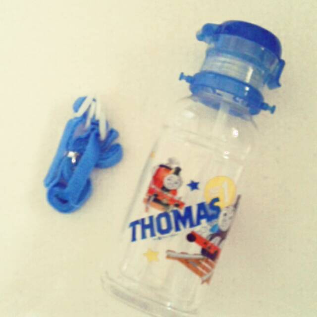Botol Minum Sedotan/Straw Bottle "THOMAS & FRIENDS" 450ML
