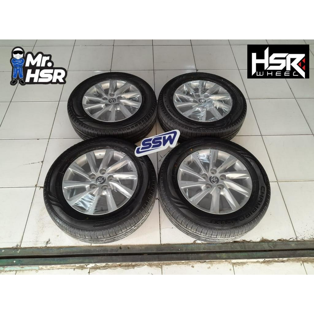 pelek mobil copotan toyota inova zenix ring 16 + ban 205 65 r16 pnp inova lama reborn alphard