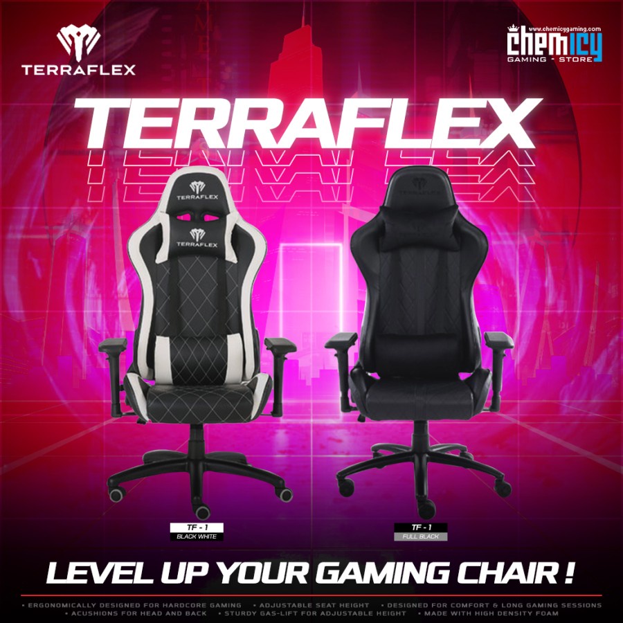 Terraflex TF1 / TF-1 Gaming Chair / Kursi Gaming