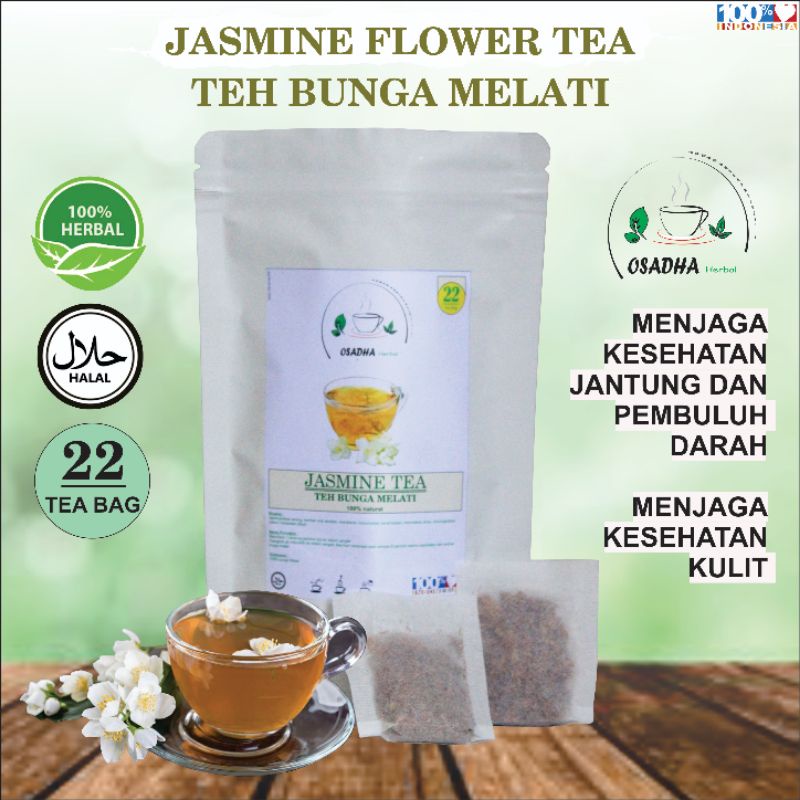 

JASMINE TEA. TEH BUNGA MELATI. menjaga kesehatan jantung dan pembuluh darah