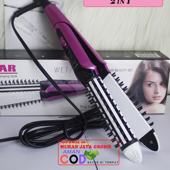  Catok  Rambut  Sonar  Sn 790 catok  2  in 1   Shopee Indonesia