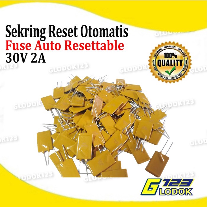 Sekring Reset Otomatis Auto Resettable Fuse Self Recovery PPTC 30v 2A