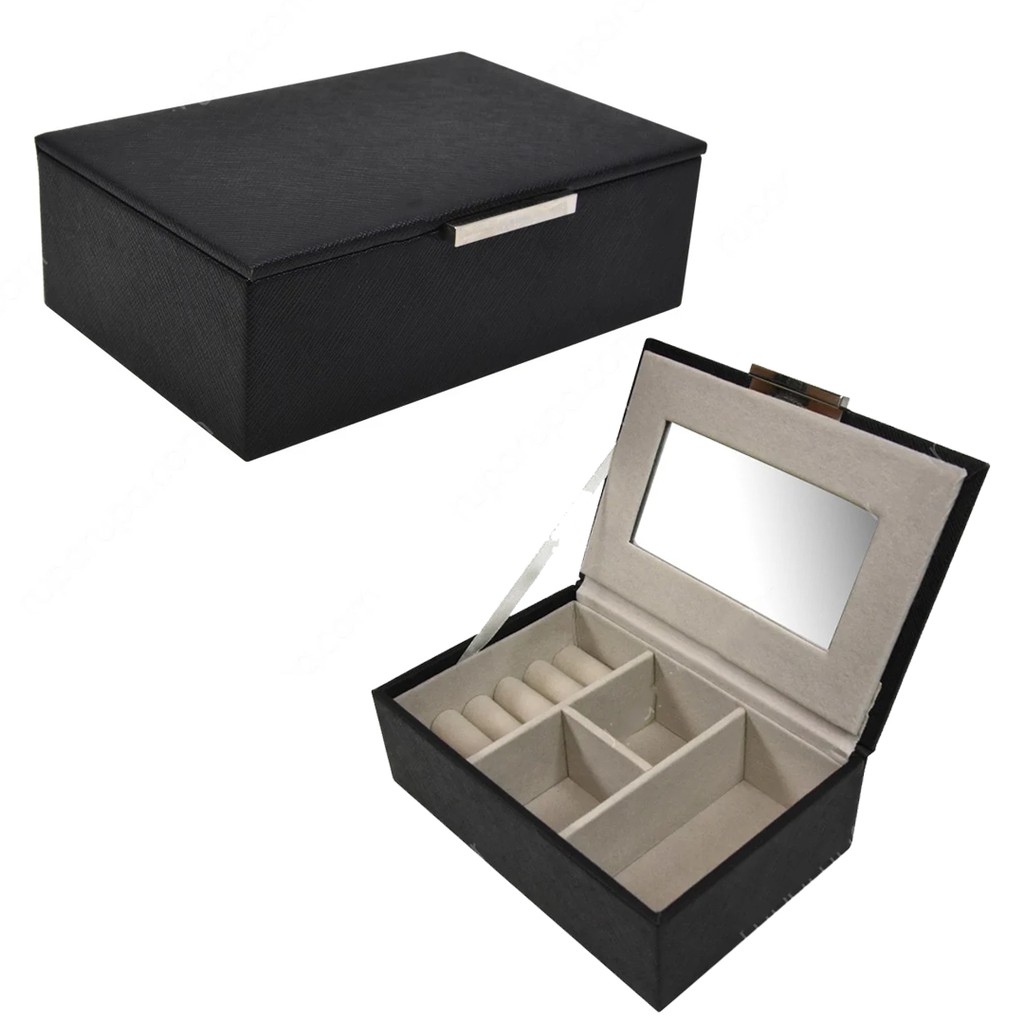 PREMIUM Kotak Perhiasan Jewelry Penyimpanan Cincin Kalung Anting Emas Silver Perak Batangan Tempat
