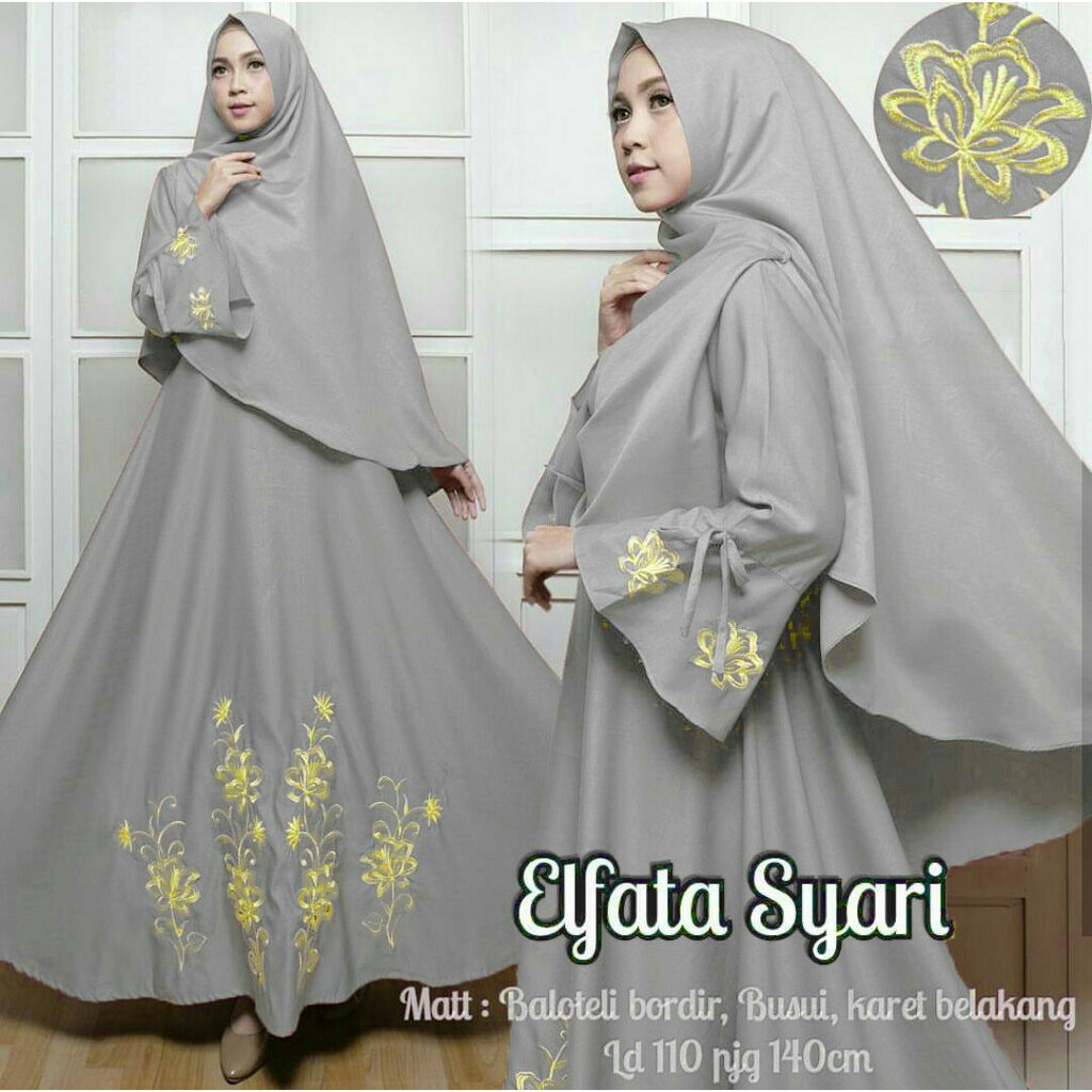 HOPYLOVY - MAXI DRESS WANITA  Eyata Syari