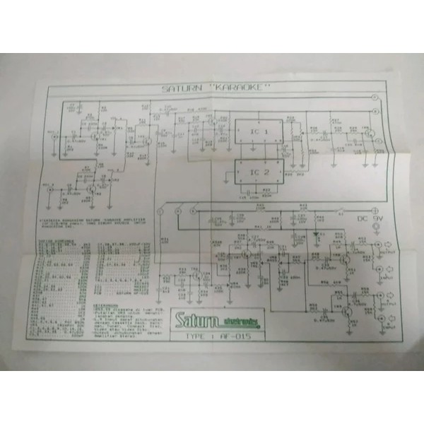 PCB Audio Mixer dan Echo 2 Channel AF-015