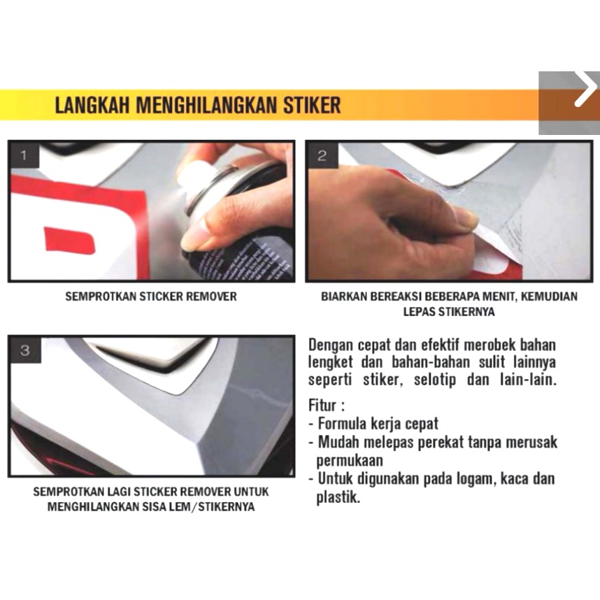 Samurai Paint Stiker Remover STR600 Perontok Stiker Penghilang Stiker