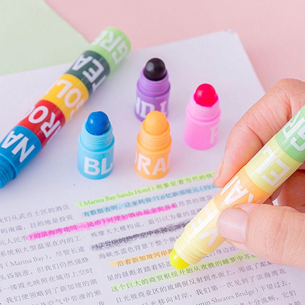 Mxbeauty Stabilo Spidol Lucu Jelly Graffiti Perlengkapan Kantor Sekolah Jahitan Crayon Lukisan Bolpen