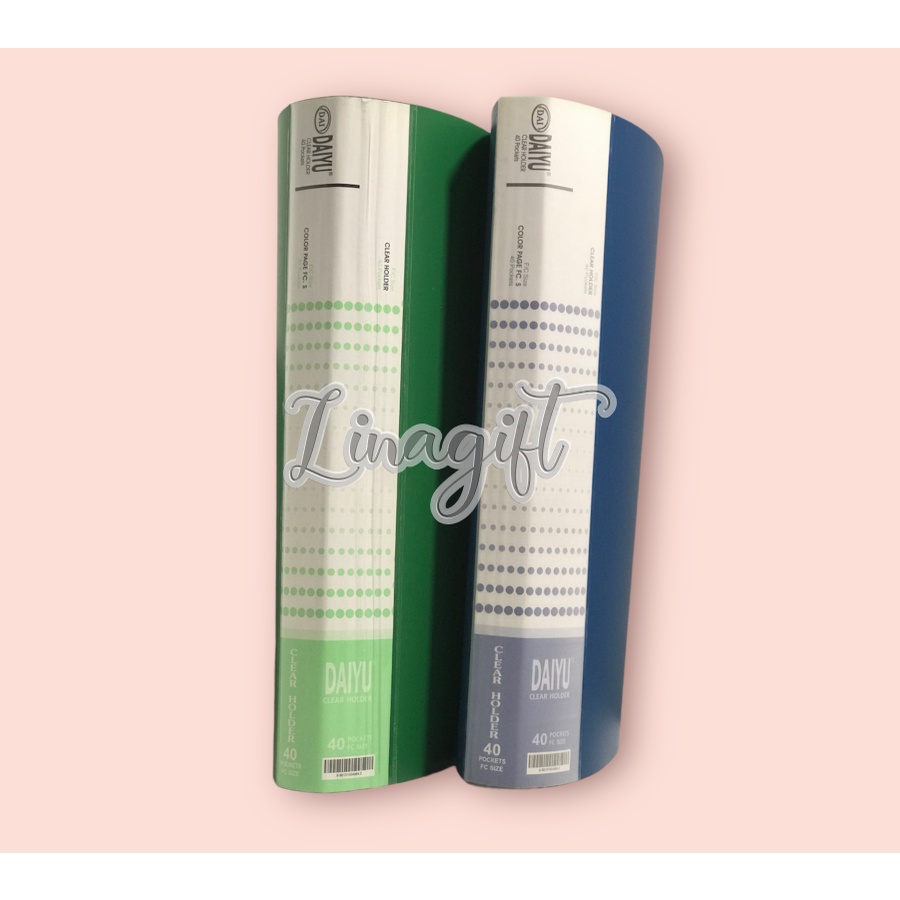

MAP CLEAR HOLDER DAIYU 40 POCKET GREEN BLUE F/C SIZE MAP FILE FOLIO