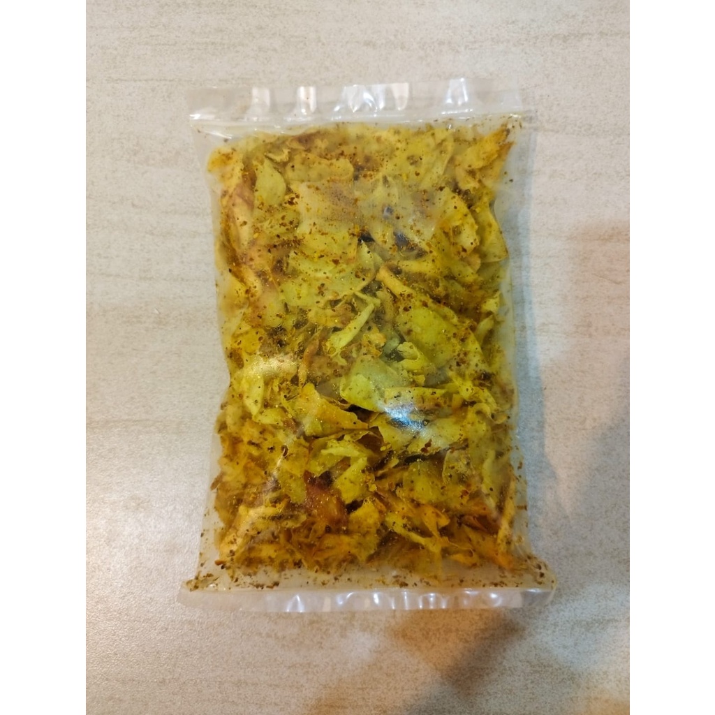 

Keripik Ubi Kunyit ikan teri / snack cermilan