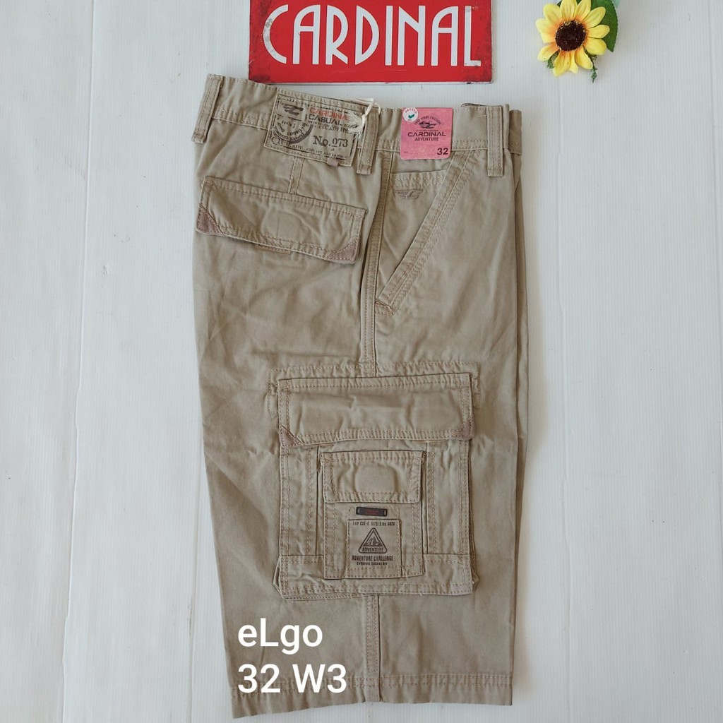 BB 32- W KPL CARDINAL KEMPOL CASUAL Celana Pendek Kempol Fashion Pria Brand Kekinian