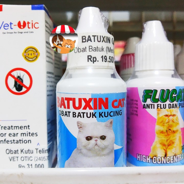 Batuxin Cat - Obat Batuk Pilek Sesak Nafas Batuk Alergi Kucing 30 ml