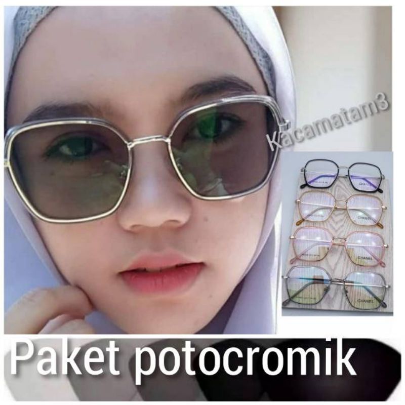 kacamata lensa photocromic antiradiasi boleh pilih yang blueray bisa normal minus plus cilinder tergantung permintaan sampai minus 5 cyl 2 harga masih sama tulis saja pesanan kaka di catatan saat order free box lap cairan pembersih kod 00038 size52-19-143