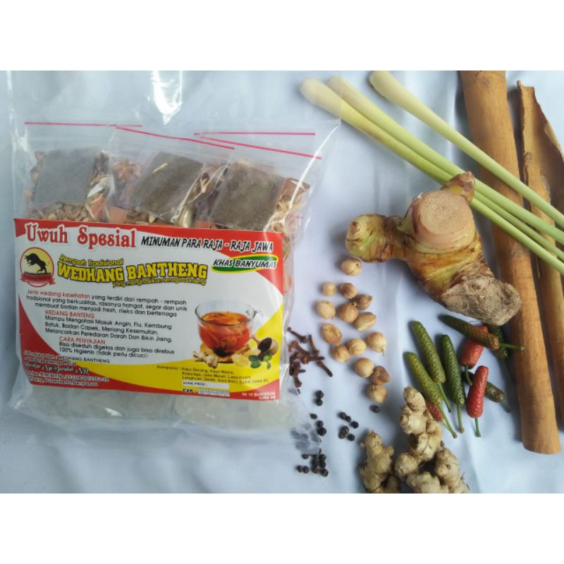 

Wedang Uwuh Premium, Wedang Rempah Premium, Wedang Banteng kemasan kecil