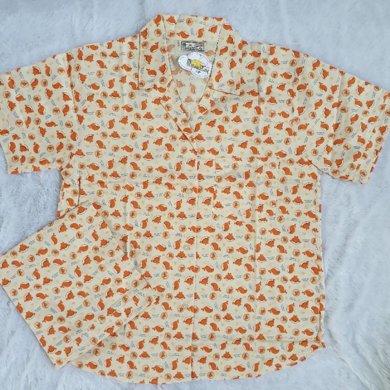 piyama katun jepang dewasa celana pendek majesty