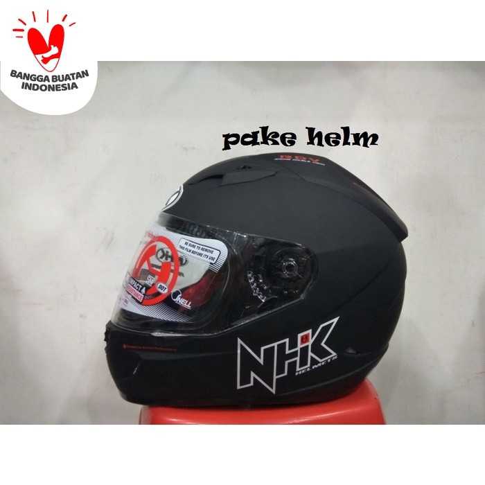 Unik HELM NHK GP 1000 SOLID HITAM DOFF GP1000 FULL FACE Spesial