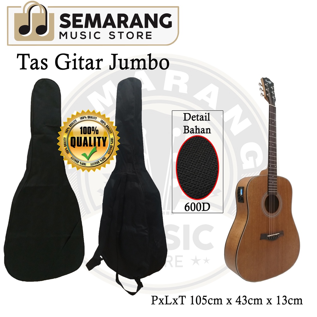 Tas Gitar Jumbo / Softcase Jumbo Bahan Kuat