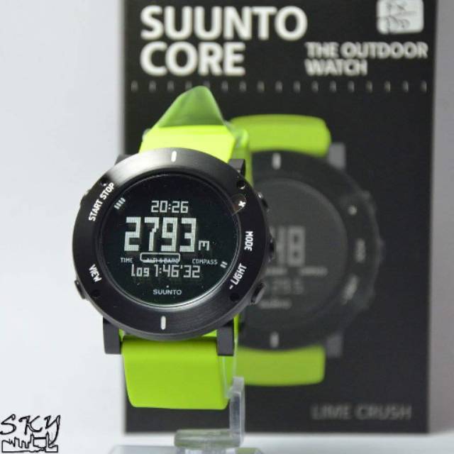 Jam Tangan Pria Suunto New Core Digital Rubber Original Murah