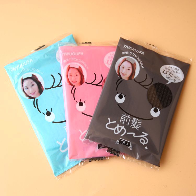 【Ready stock】1 Pc Rambut Stiker Klip Poni Tetap Mulus Pasta Ajaib Rambut Bang Patch Aksesoris untuk Wanita praktis murah COD