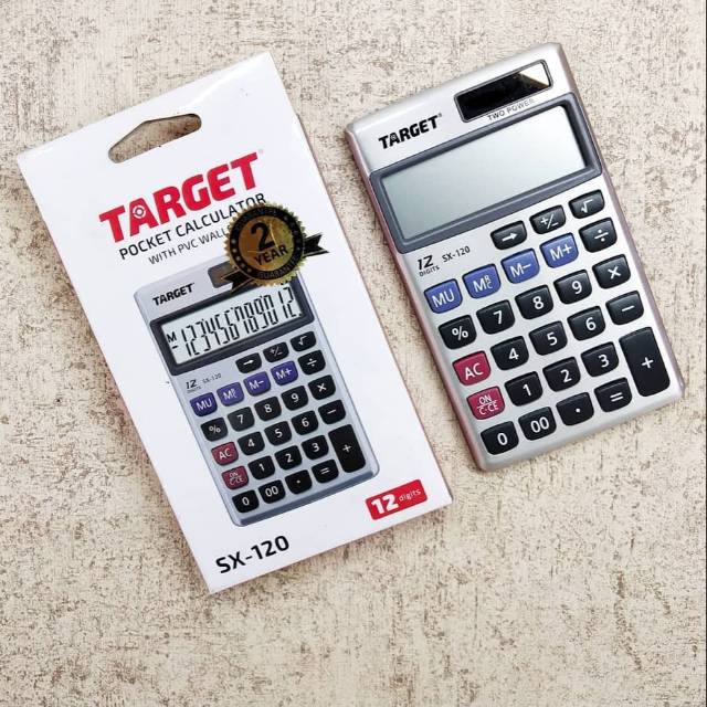 

Calculator / Kalkulator Target Sx-120