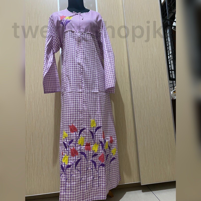 DASTER LENGAN PANJANG SIZE XL MERK OMAH DASTER EVA