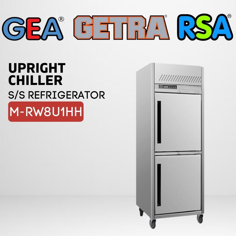 UPRIGHT CHILLER GEA M-RW8U1HH KULKAS PENDINGIN RESTORAN STAINLESS ORIGINAL