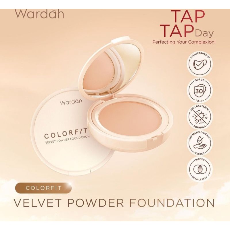 Wardah Colorfit Velvet Powder Foundation Refill 11g