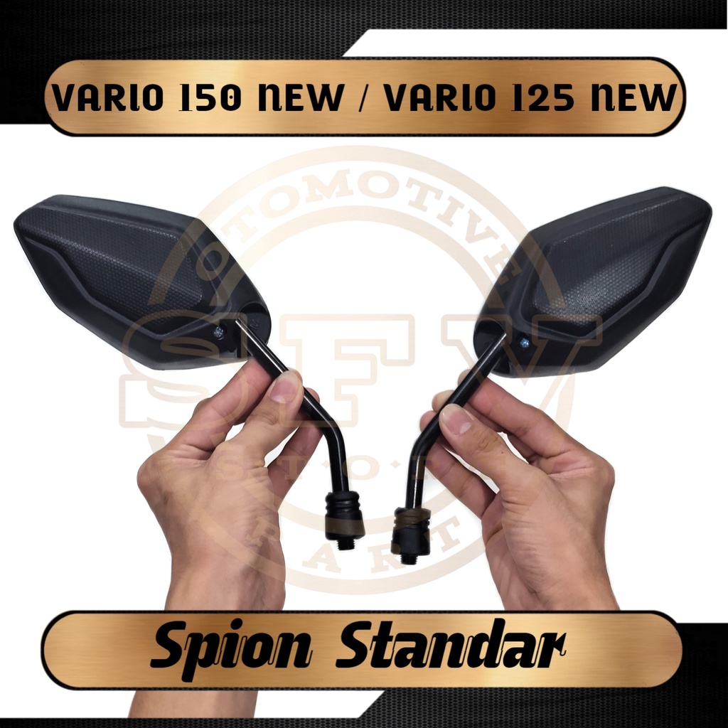 Kaca Spion Model Vario 150 New / Beat Fi / Vario 125 / Beat Honda Yamaha Standar Dan Mini