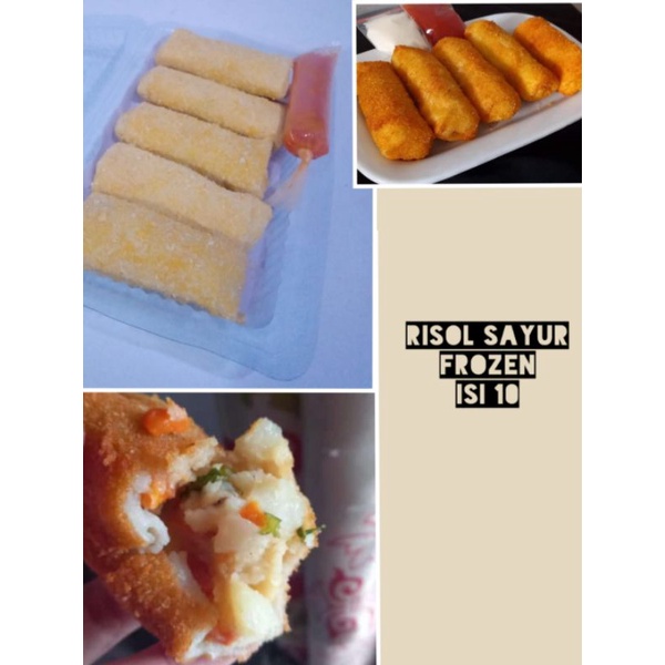 

risoles sayur Frozen isi 10 risol rogout