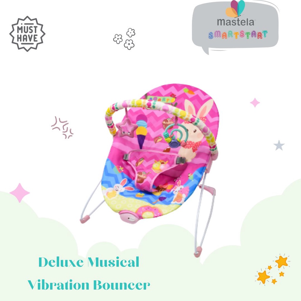 FREE BUBBLE! Bouncer 1R Bayi Kursi Goyang Musik Getar