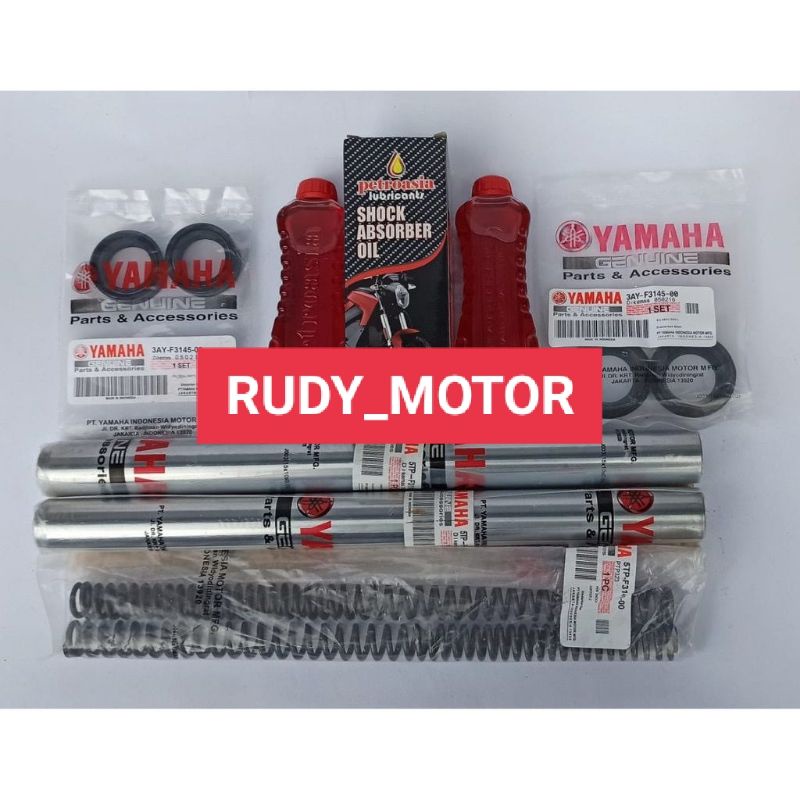 Jual PAKET AS SHOCK SOK DEPAN JUPITER Z FORCE 1 F1 VEGA R YAMAHA 1SET