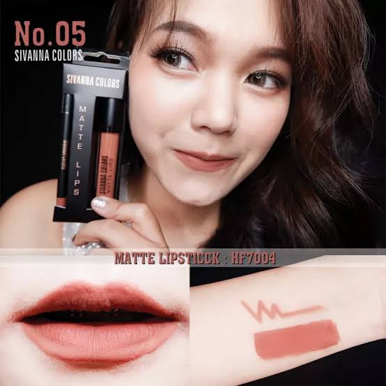 Sivanna Colors Matte Lips HF7004/lipstick/lipliner/makeup/bibir/thailand