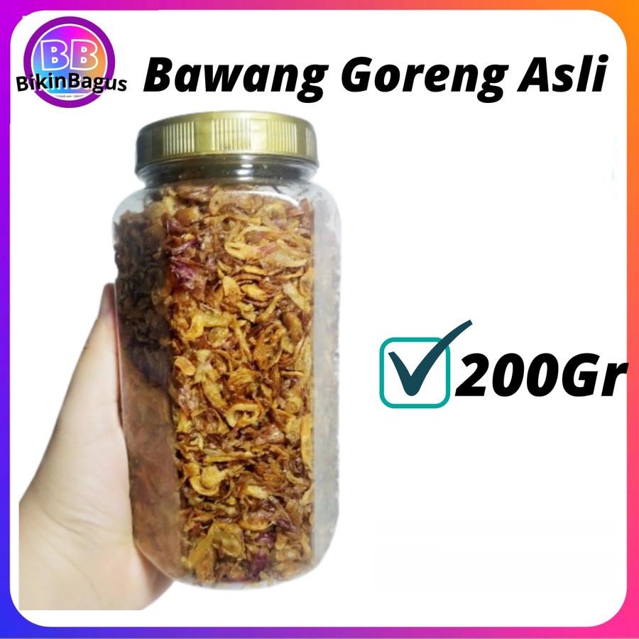 

Promo Bawang Goreng Renyah Set Toples 200Gr Di Jamin