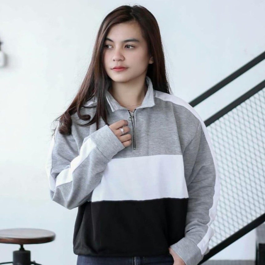 Pro Collection - Kiko Crop Sweater - Jaket Sweater Wanita