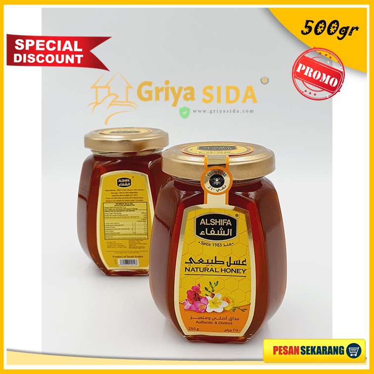 Madu al Shifa 500gr madu arab alshifa saudi original harga grosir