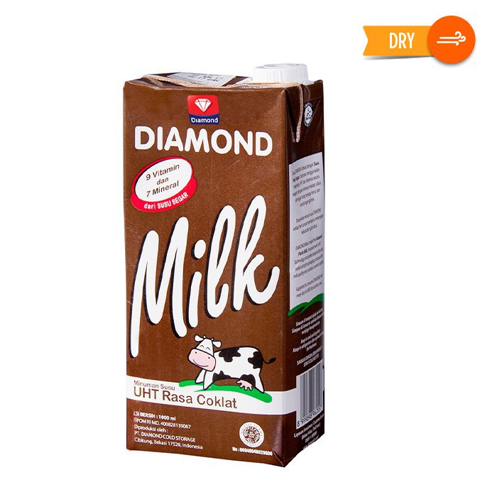 Diamond Milk Uht Chocolate 1liter