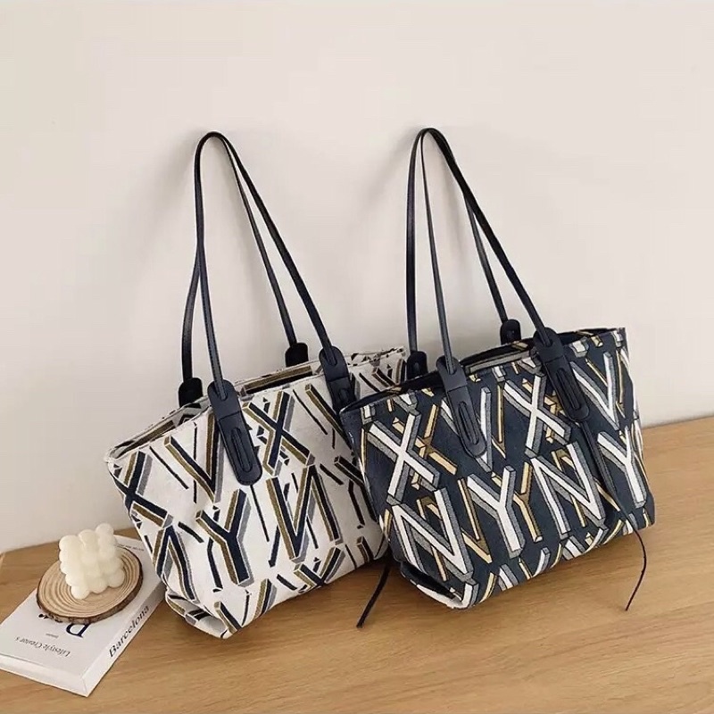 YOGURI | Catriona Totebag Tas Canvas Motif Import