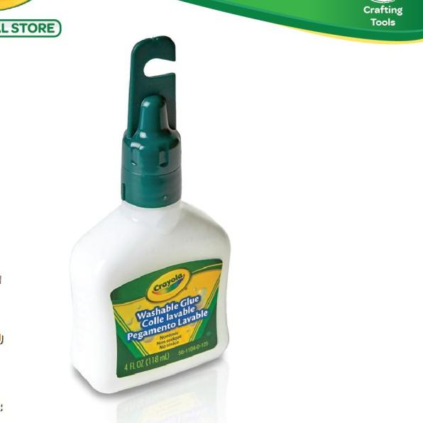 

☝ Crayola School Glue 4oz. ✼
