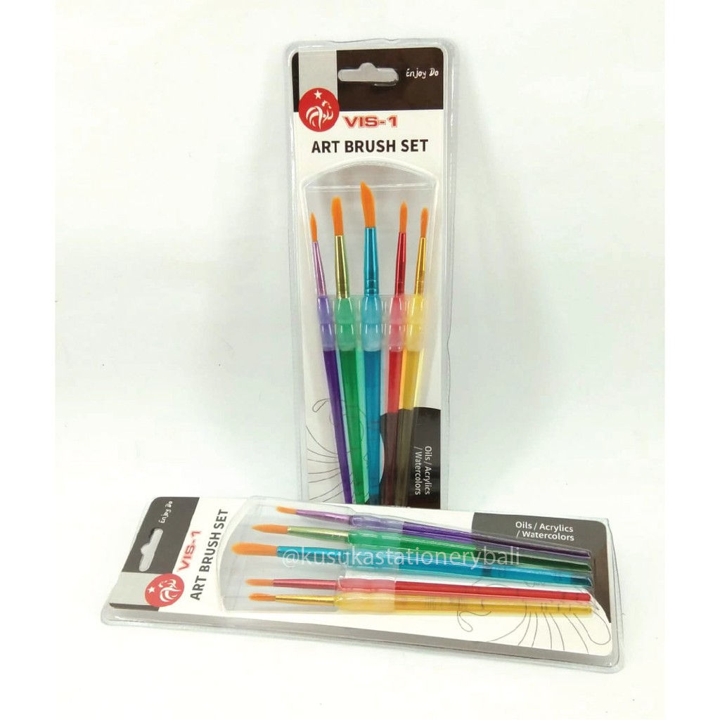 

KUAS LUKIS BULAT YJ-199030 SET 5