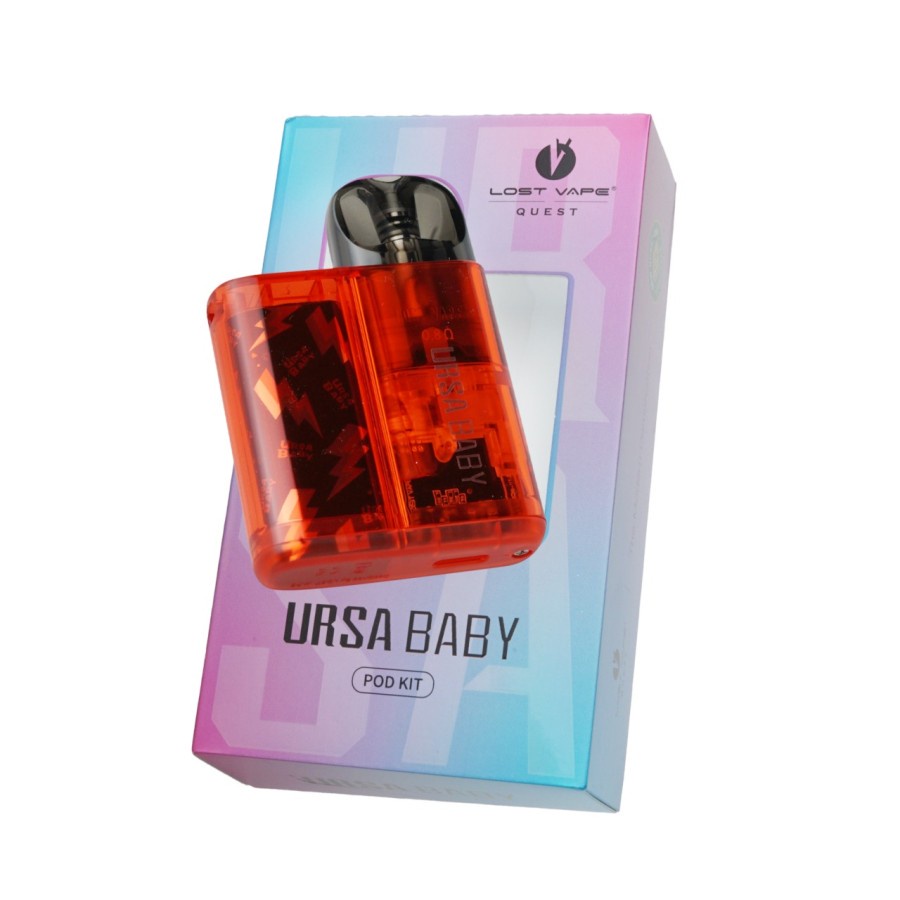 LOSTVAPE NEW POD SYSTEM URSA BABY CLEAR SERIES NEW POD AUTHENTIC