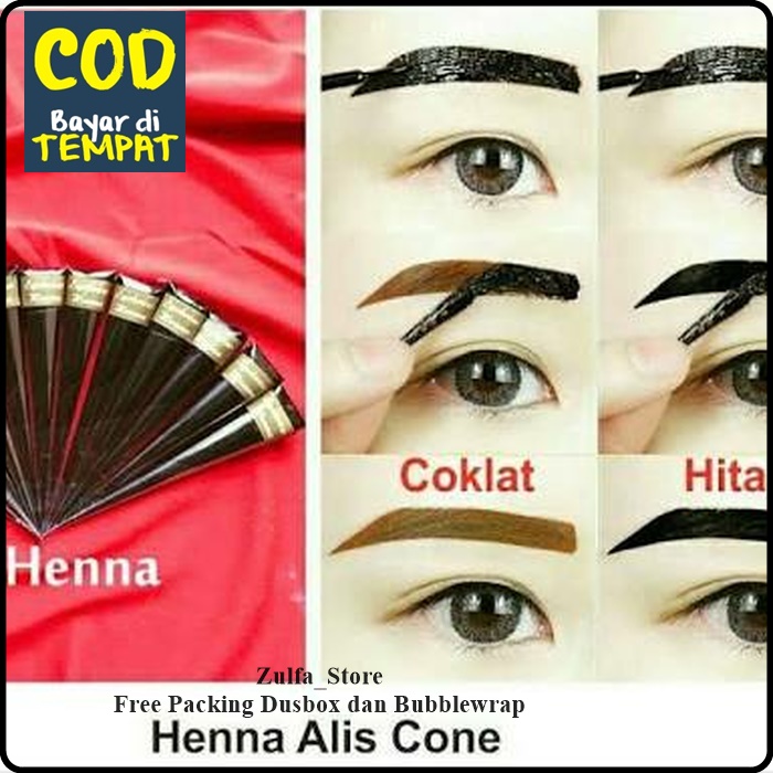 HENNA ALIS TAHAN LAMA SEPERTI SULAM ALIS / HENA ALIS / TATO ALIS