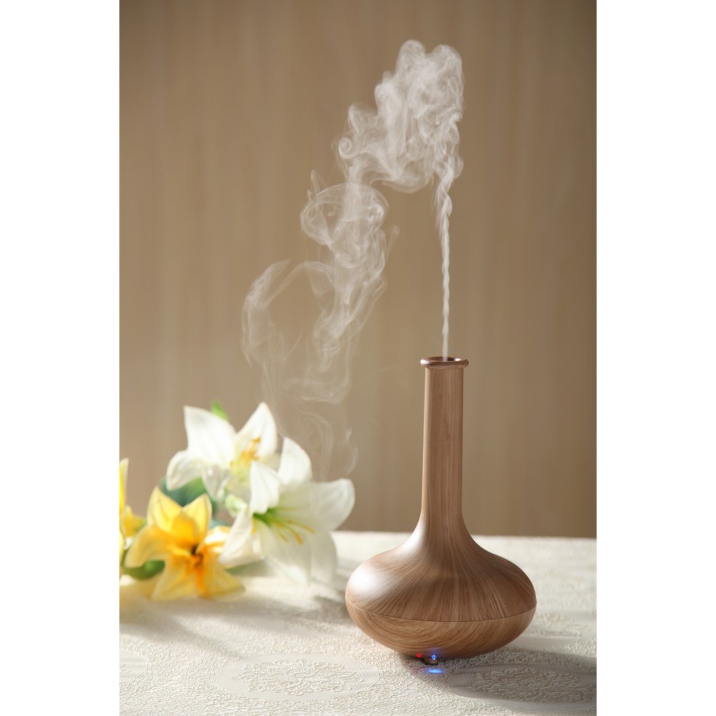 Wooden Vase Diffuser Aroma Theraphy Dark Wood And Light Wood | Diffuser | Pengharum Ruangan